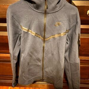 Nike Navy Tech Full-Zip Hoodie